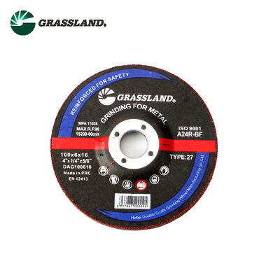 GRASSLAND 4 "Metal Cutting Discs 100mm X 6mm X 16mm for Contaminant-Free Cutting of Stainless Steel