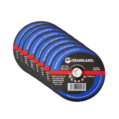 디스크를 줄이는 24 Grit 60 Grit 9&quot;X3mm 표준 탄소강 합금