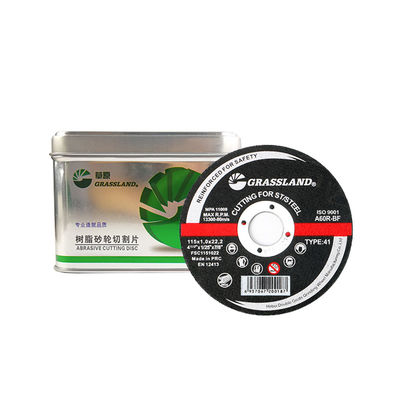 115X1X22.2, 얇은 디자인 GRASSLAND 115mm 절단 휠, 강철 및 스테인리스 스틸 INOX에 더 빠르고 깨끗한 절단