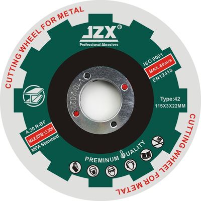 디스크를 줄이는 115x3x22.2mm T42 스테인레스 강