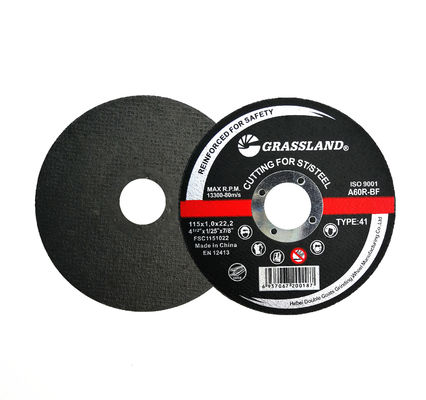 115X1X22.2, 얇은 디자인 GRASSLAND 115mm 절단 휠, 강철 및 스테인리스 스틸 INOX에 더 빠르고 깨끗한 절단