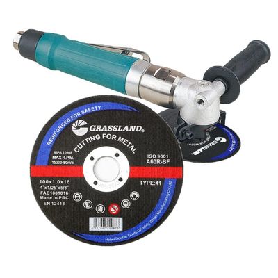 직선 및 칩없는 절단을위한 4 인치 금속 썰기 디스크 100mm x 1mm x 16mm 연속 휠 블레이드 단단한 알루미늄 산화물 가려기 80 m/s