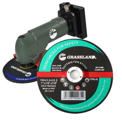 樹脂 돌 절단 디스크 180mm 지름 3.2mm 두께 22.2mm 구멍 크기 고속 각 밀러와 호환