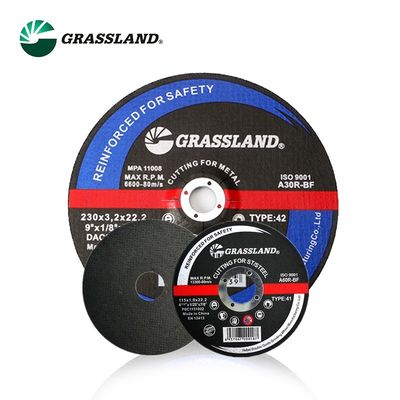 4.5 115Mm 산화알루미늄 연삭절단 휠 Grit 60에서