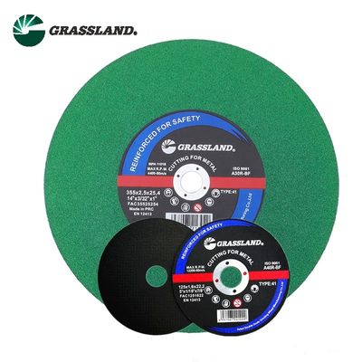 그릿 60 초원 125 X 2.0 X 22.2mm 스테인레스 스틸 그라인더 디스크