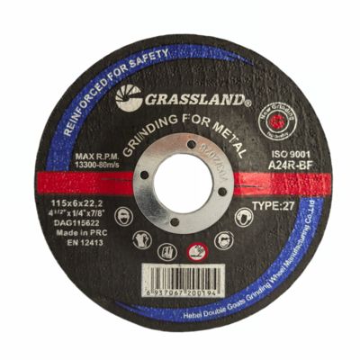 잔디 금속 썰기 디스크 115mm X 6mm X 22.2mm 정밀 진동 무료 절단